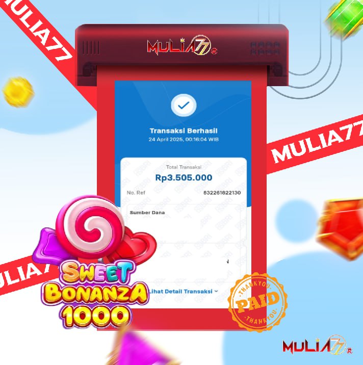 Menang Jackpot Slot Online Gacor MULIA77 Resmi Rp 3.505.000
