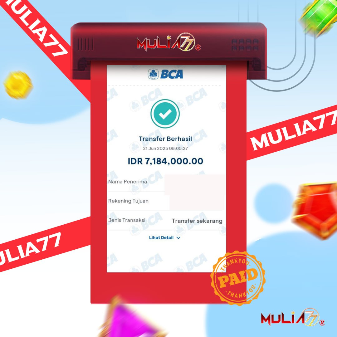 Menang Jackpot Slot Online Gacor MULIA77 Resmi Rp 7.184.000
