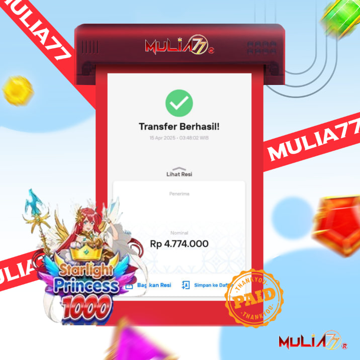 Menang Jackpot Slot Online Gacor MULIA77 Resmi Rp 4.774.000