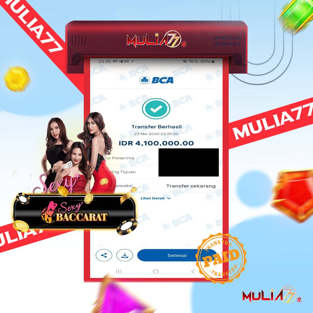 Menang Jackpot Slot Online Gacor MULIA77 Resmi Rp 4.100.000