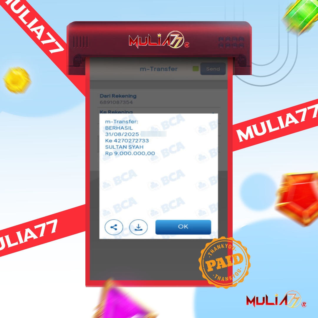 Menang Jackpot Slot Online Gacor MULIA77 Resmi Rp9.000.000