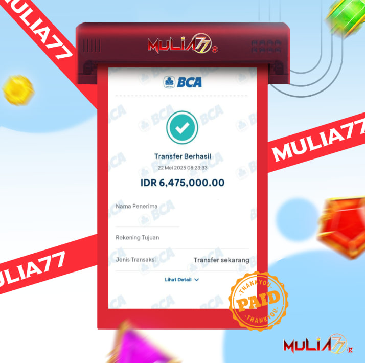 Menang Jackpot Slot Online Gacor MULIA77 Resmi Rp 6.475.000