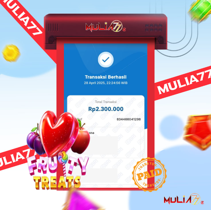 Menang Jackpot Slot Online Gacor MULIA77 Resmi Rp 2.300.000