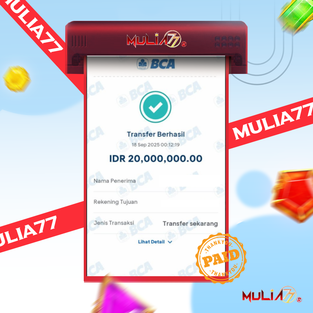 Menang Jackpot Slot Online Gacor MULIA77 Resmi Rp20.000.000