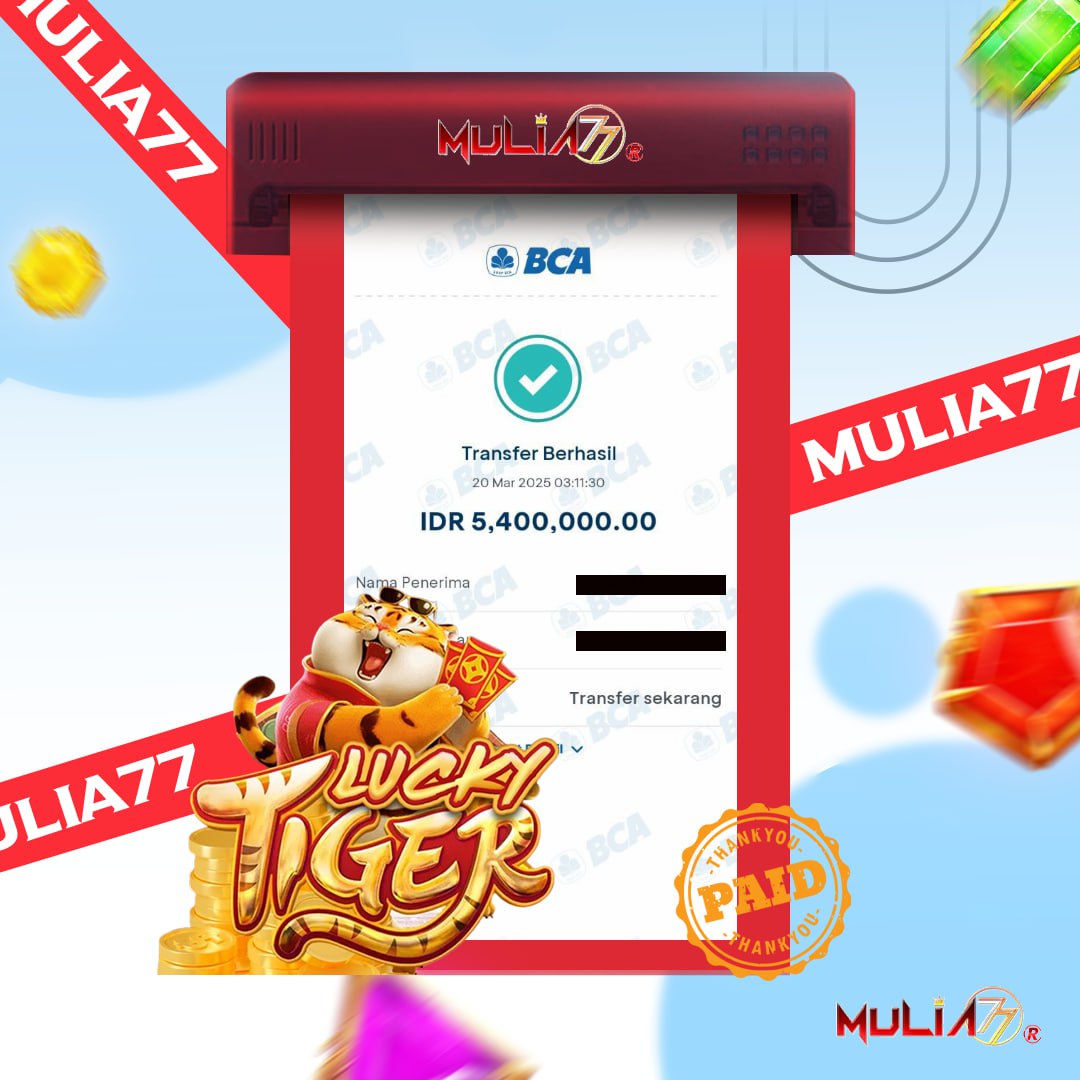 Menang Jackpot Slot Online Gacor MULIA77 Resmi Rp 5.400.000