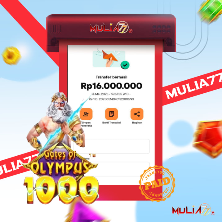 Menang Jackpot Slot Online Gacor MULIA77 Resmi Rp 16.000.000