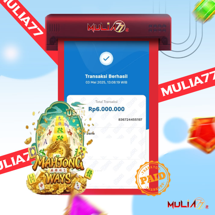 Menang Jackpot Slot Online Gacor MULIA77 Resmi Rp 6.000.000