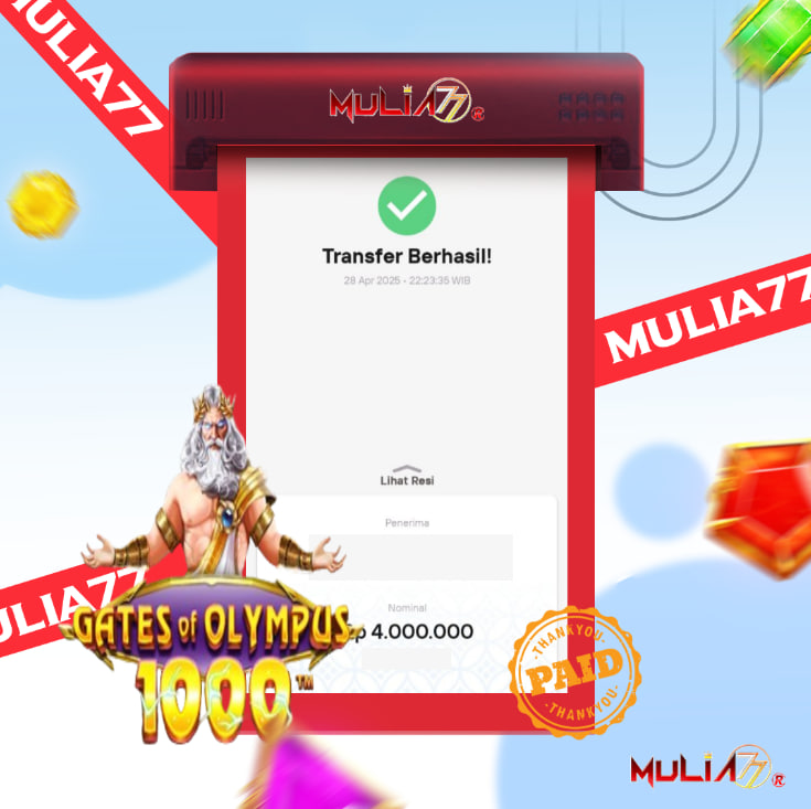 Menang Jackpot Slot Online Gacor MULIA77 Resmi Rp 4.000.000
