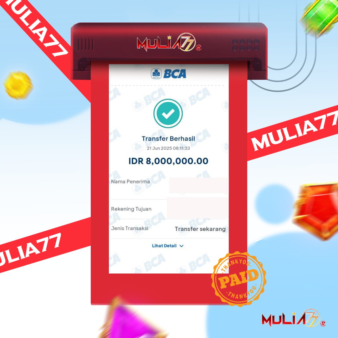 Menang Jackpot Slot Online Gacor MULIA77 Resmi Rp 8.000.000