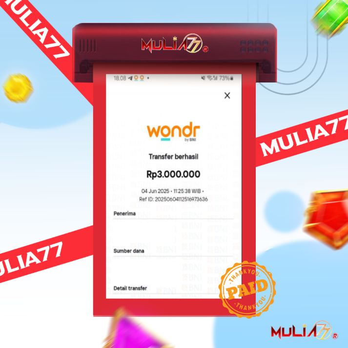 Menang Jackpot Slot Online Gacor MULIA77 Resmi Rp 3.000.000