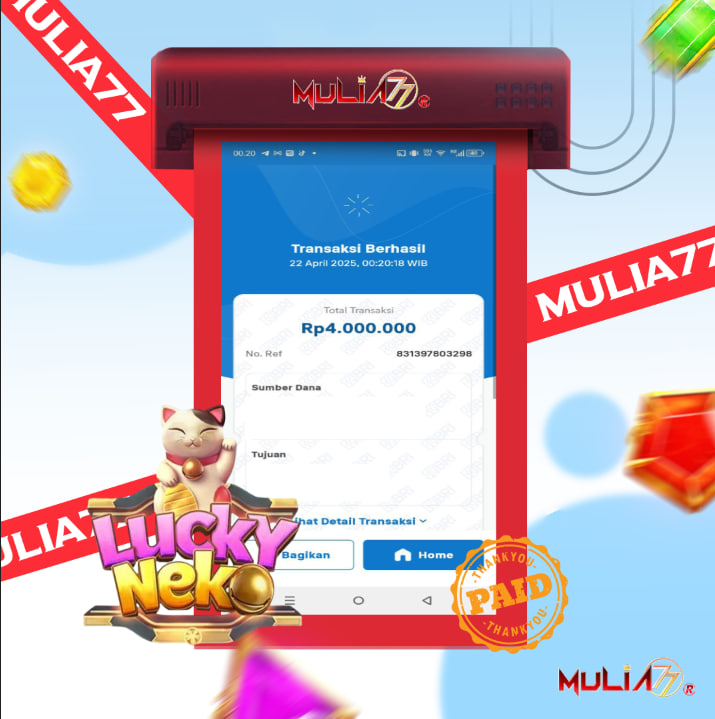 Menang Jackpot Slot Online Gacor MULIA77 Resmi Rp 4.000.000