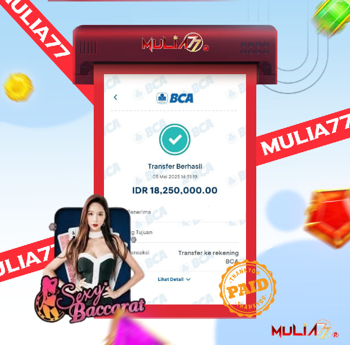 Menang Jackpot Slot Online Gacor MULIA77 Resmi Rp 18.250.000