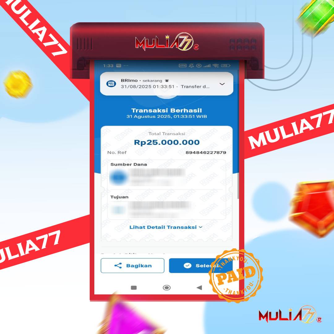 Menang Jackpot Slot Online Gacor MULIA77 Resmi Rp25.000.000