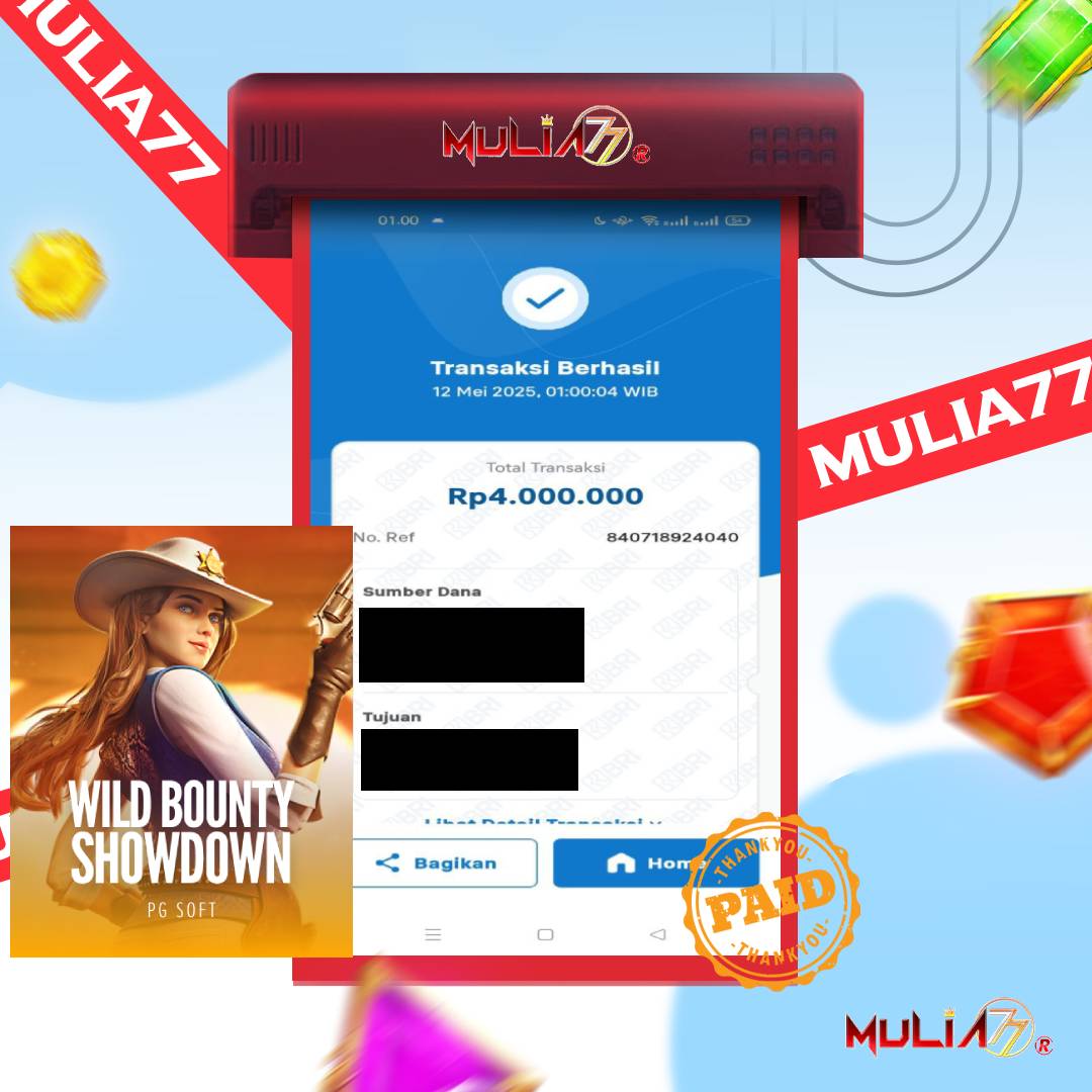 Menang Jackpot Slot Online Gacor MULIA77 Resmi Rp 4.000.000