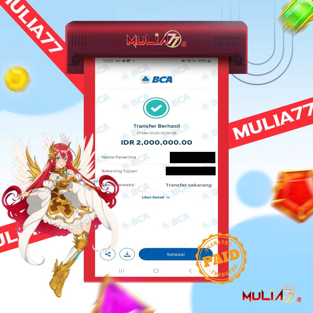 Menang Jackpot Slot Online Gacor MULIA77 Resmi Rp 2.000.000