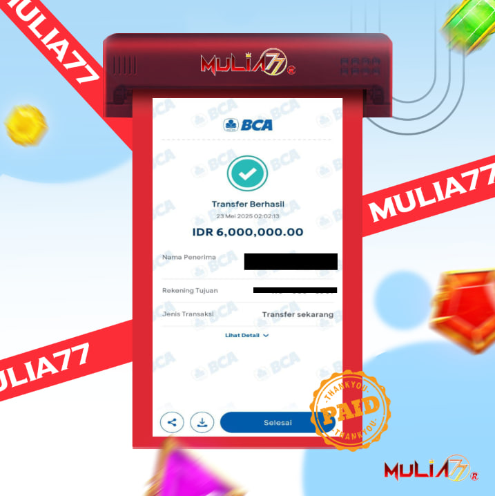 Menang Jackpot Slot Online Gacor MULIA77 Resmi Rp 6.000.000