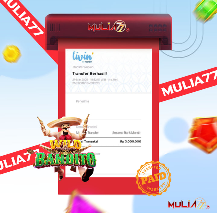 Menang Jackpot Slot Online Gacor MULIA77 Resmi Rp 3.000.000