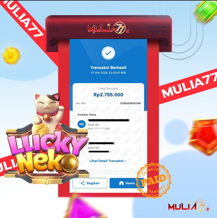Menang Jackpot Slot Online Gacor MULIA77 Resmi Rp 2.755.000