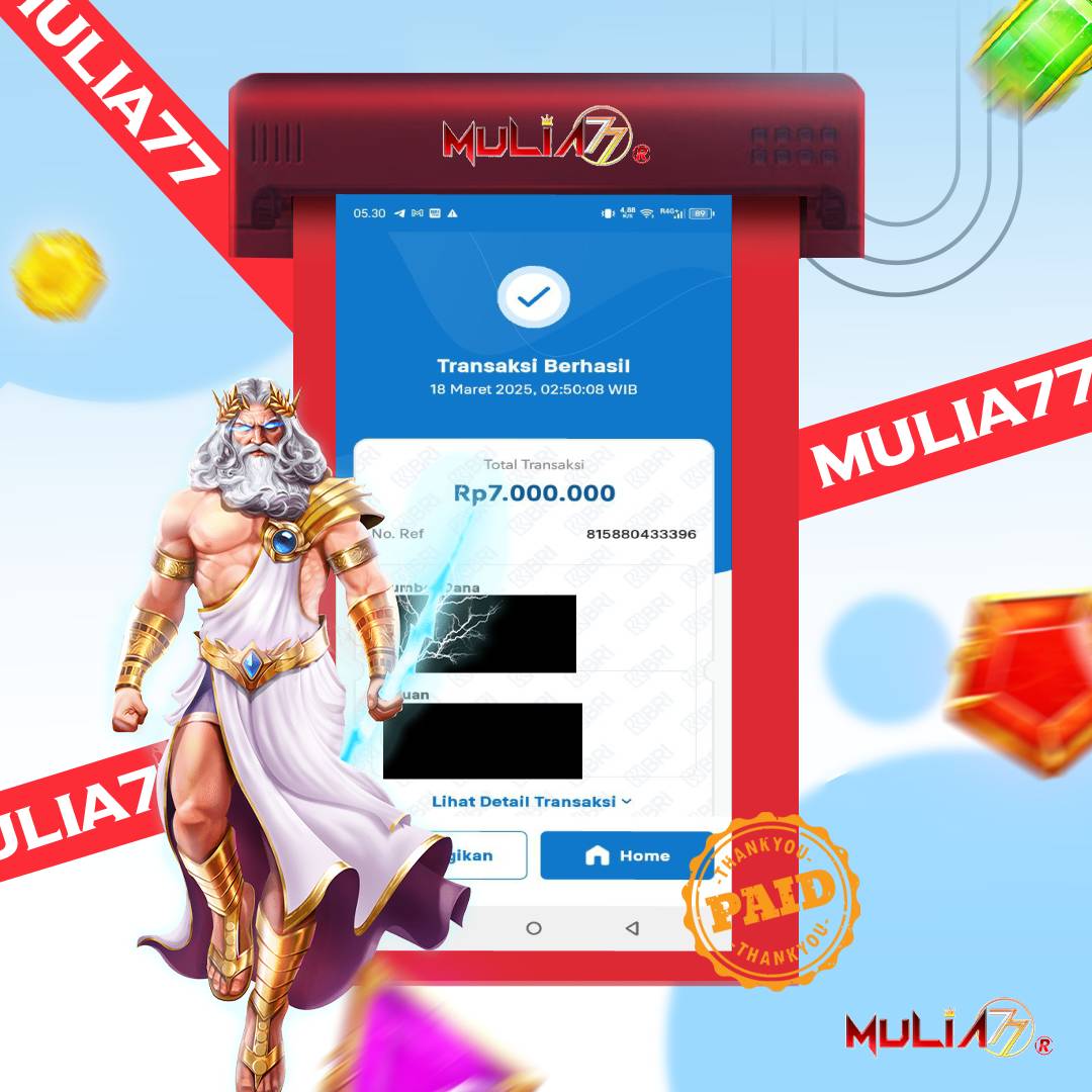 Menang Jackpot Slot Online Gacor MULIA77 Resmi Rp 7.000.000