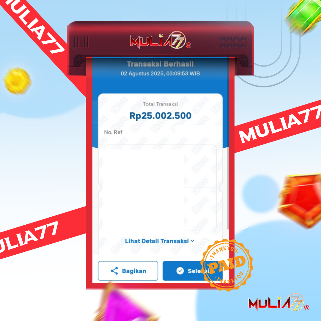 Menang Jackpot Slot Online Gacor MULIA77 Resmi Rp 25.002.500