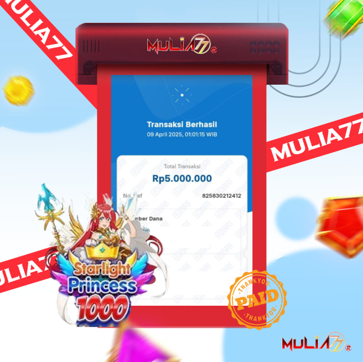 Menang Jackpot Slot Online Gacor MULIA77 Resmi Rp 5.000.000