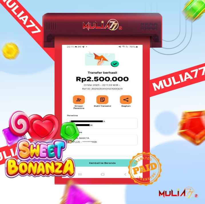 Menang Jackpot Slot Online Gacor MULIA77 Resmi Rp 2.500.000