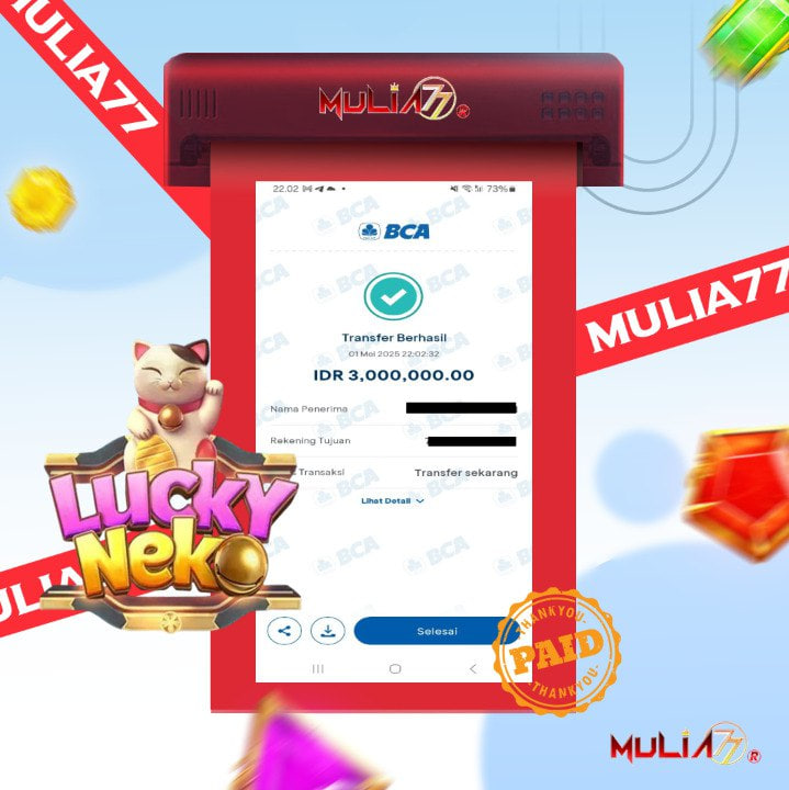 Menang Jackpot Slot Online Gacor MULIA77 Resmi Rp 3.000.000