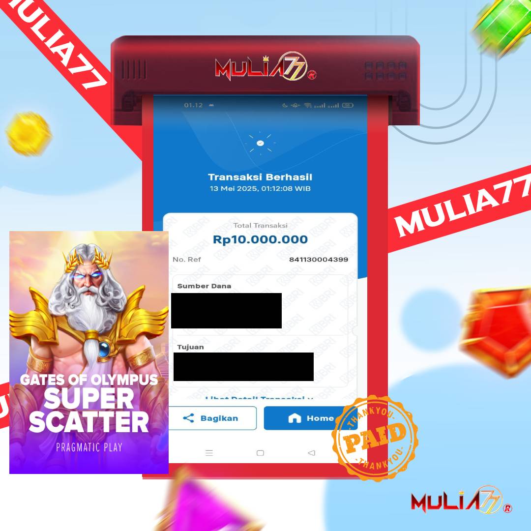 Menang Jackpot Slot Online Gacor MULIA77 Resmi Rp 10.000.000