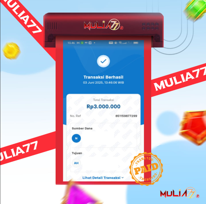 Menang Jackpot Slot Online Gacor MULIA77 Resmi Rp 3.000.000