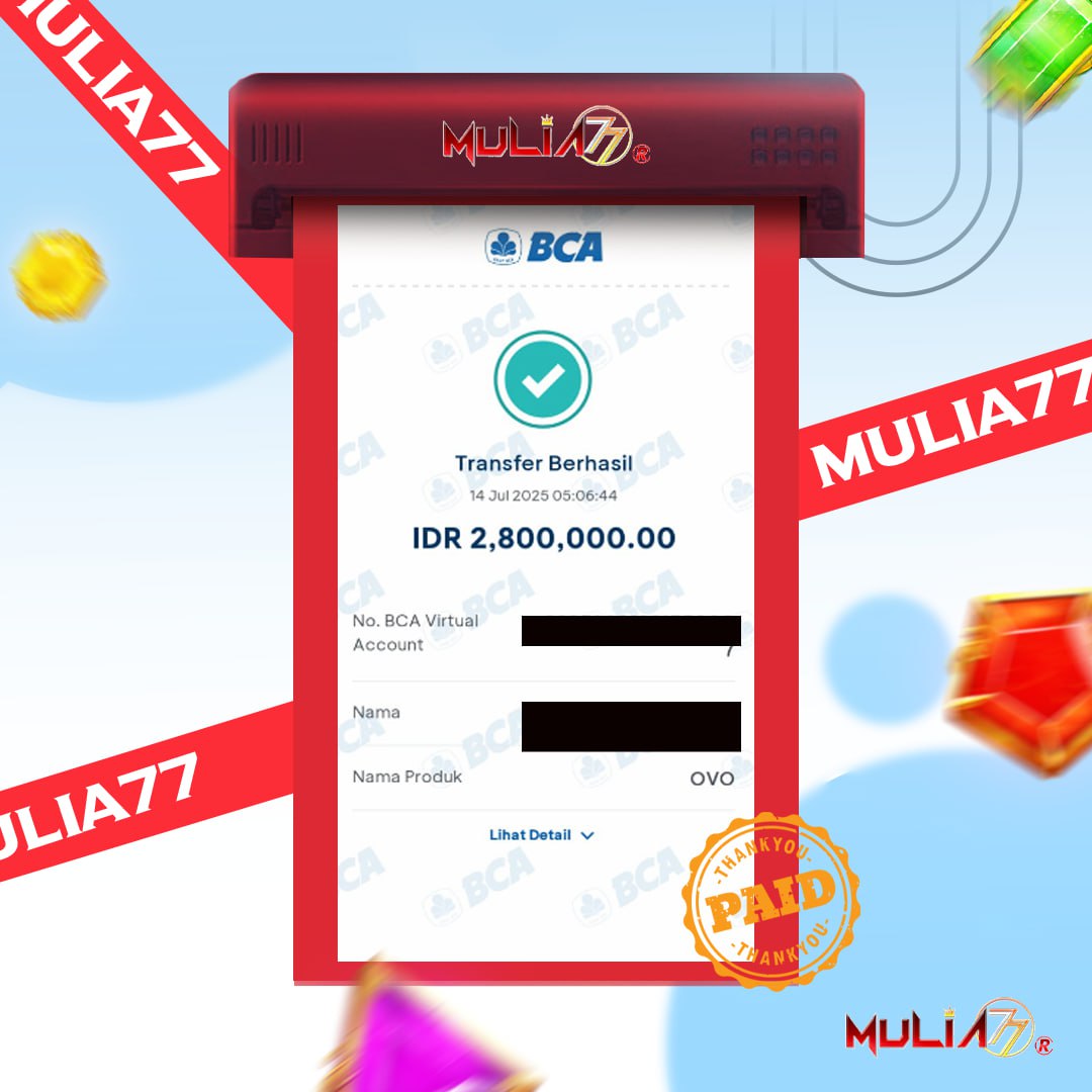 Menang Jackpot Slot Online Gacor MULIA77 Resmi Rp 2.800.000