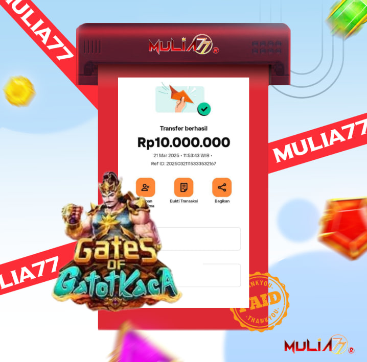 Menang Jackpot Slot Online Gacor MULIA77 Resmi Rp 10.000.000