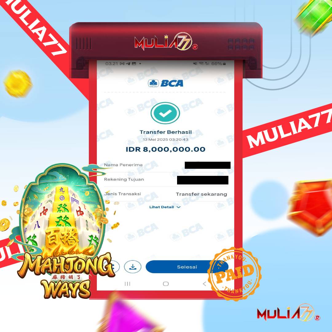 Menang Jackpot Slot Online Gacor MULIA77 Resmi Rp 8.000.000