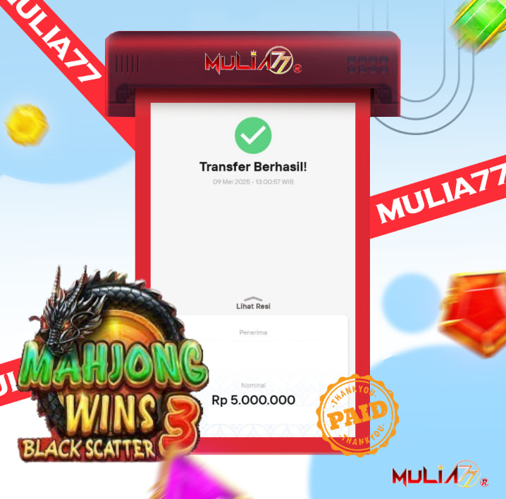 Menang Jackpot Slot Online Gacor MULIA77 Resmi Rp 5.000.000