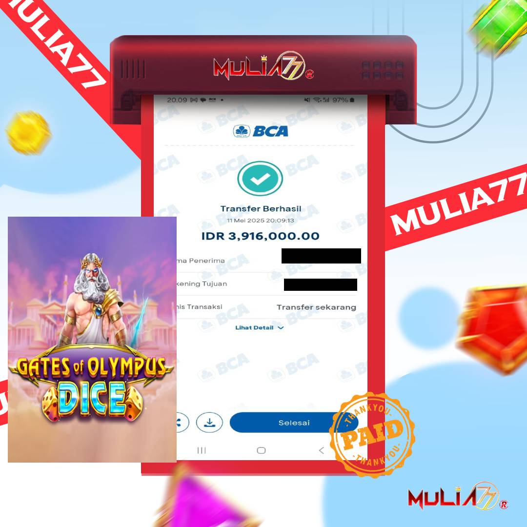 Menang Jackpot Slot Online Gacor MULIA77 Resmi Rp 3.916.000