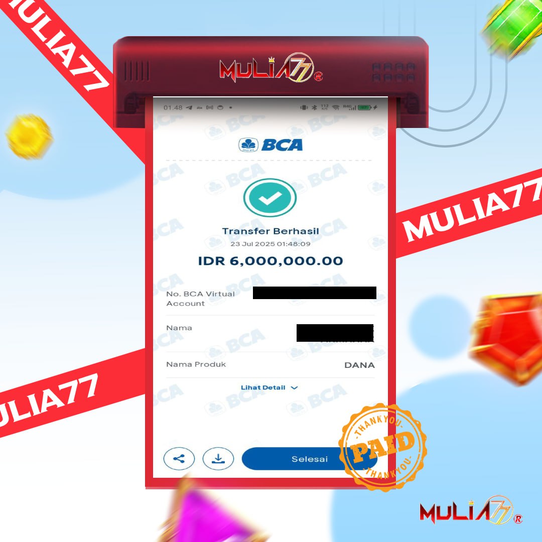 Menang Jackpot Slot Online Gacor MULIA77 Resmi Rp 6.000.000