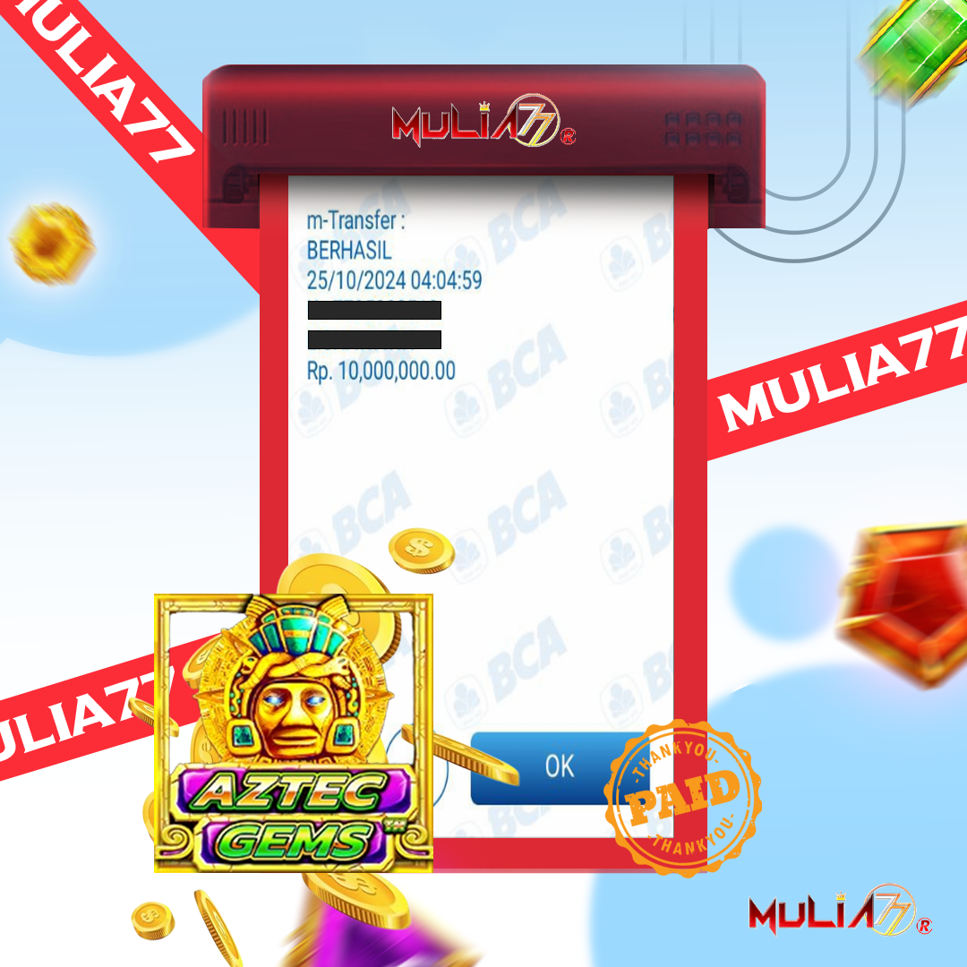 Menang Jackpot Slot Online Gacor MULIA77 Resmi Rp 10.000.000