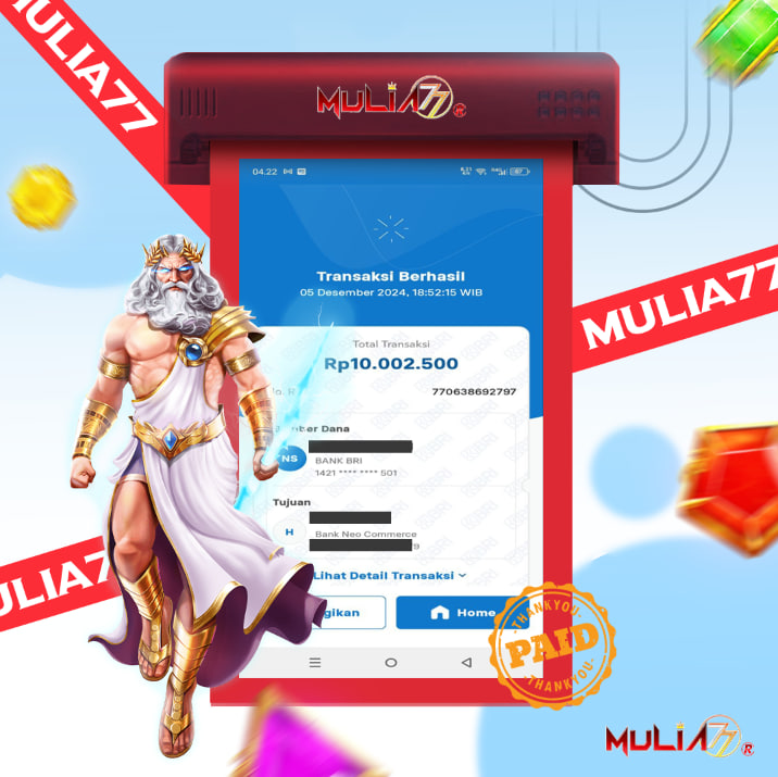 Menang Jackpot Slot Online Gacor MULIA77 Resmi Rp 10.000.000