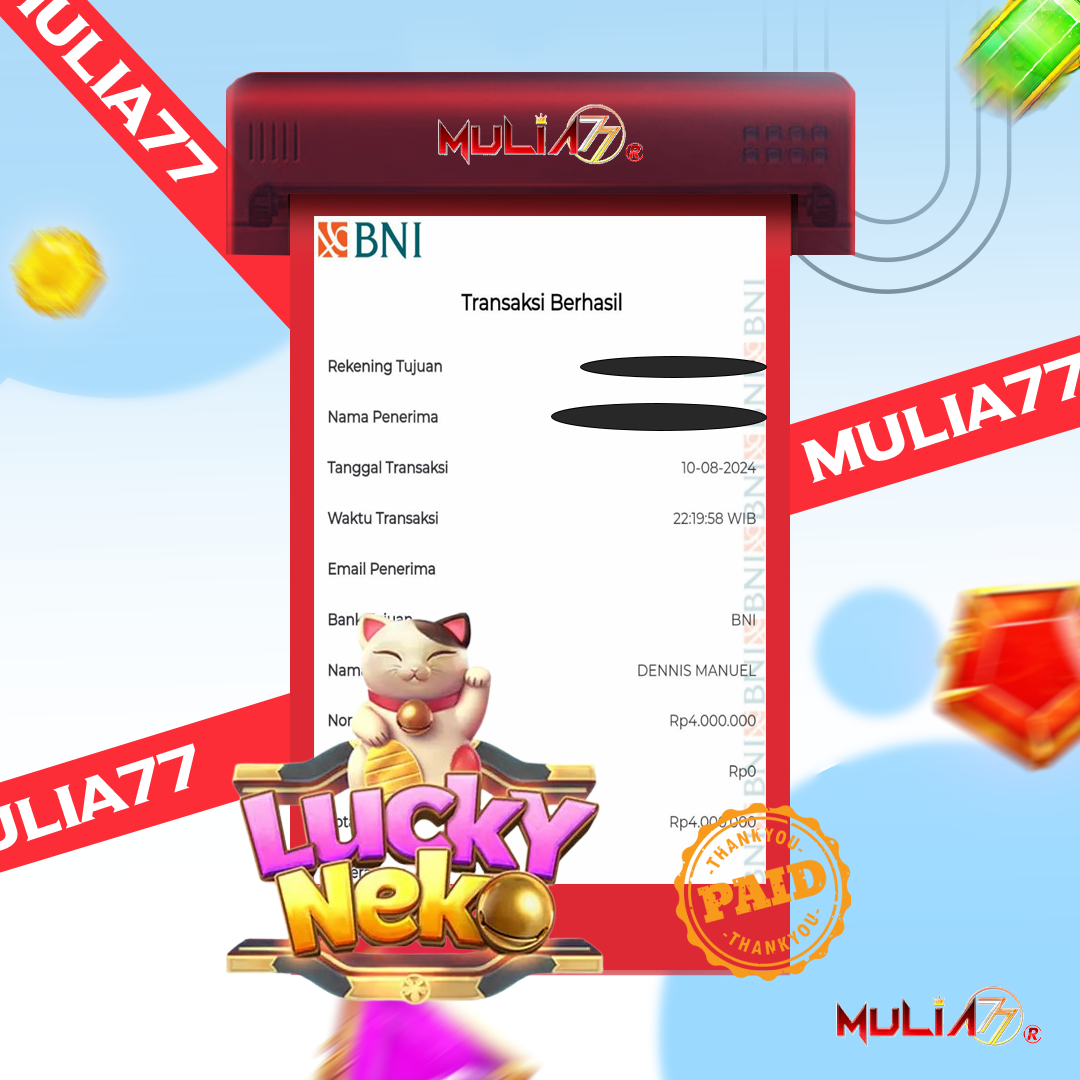 Menang Jackpot Slot Online Gacor MULIA77 Resmi Rp 4.000.000