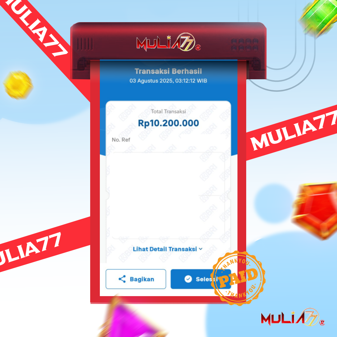 Menang Jackpot Slot Online Gacor MULIA77 Resmi Rp 10.200.000