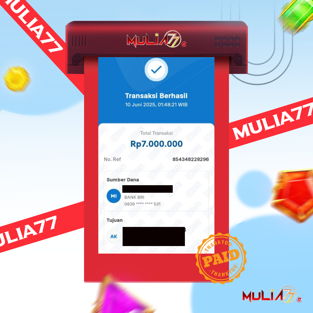 Menang Jackpot Slot Online Gacor MULIA77 Resmi Rp 7.000.000