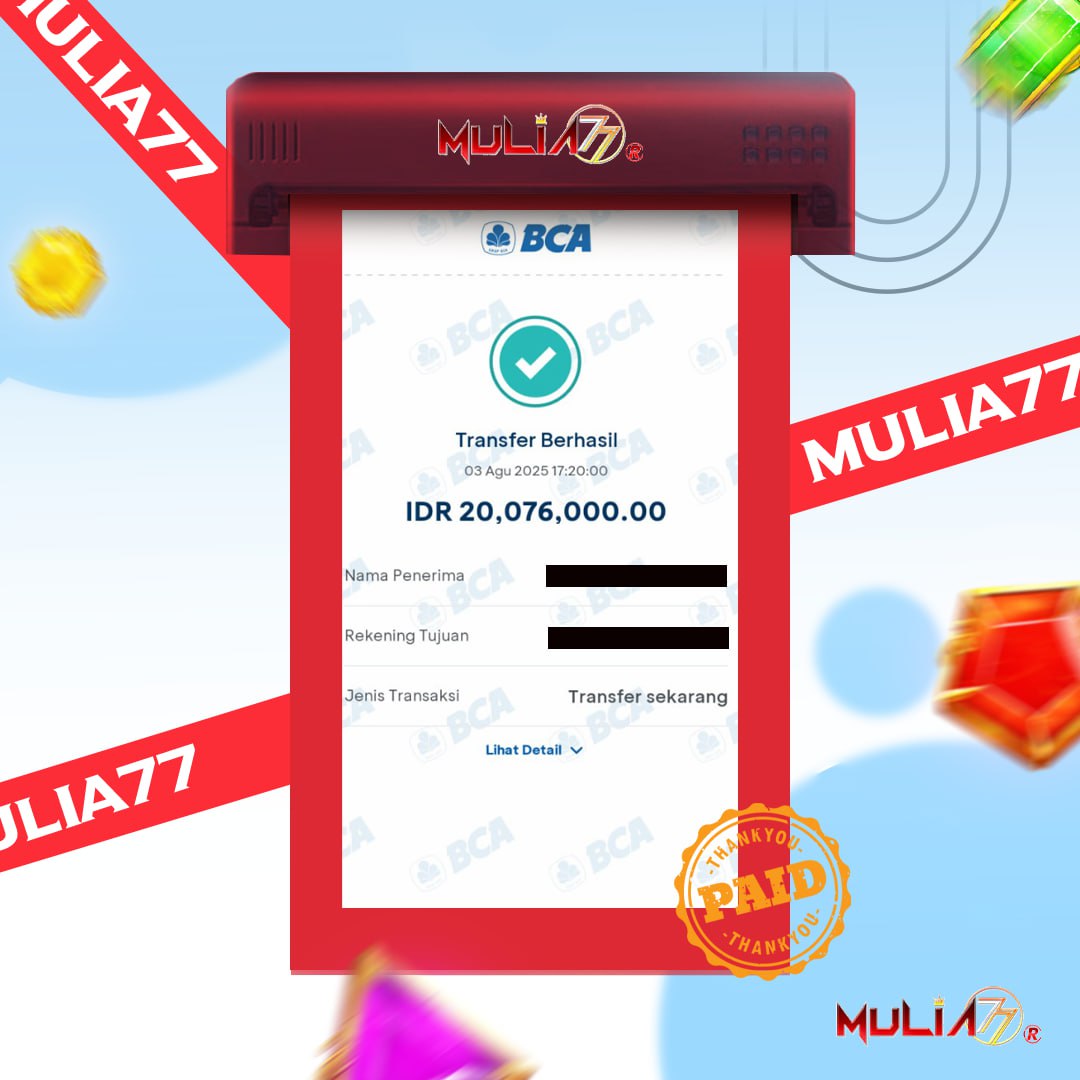 Menang Jackpot Slot Online Gacor MULIA77 Resmi Rp 20.076.000