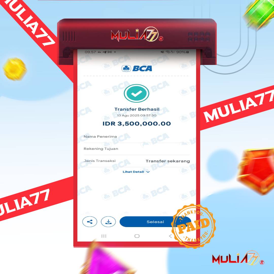 Menang Jackpot Slot Online Gacor MULIA77 Resmi Rp3.500.000