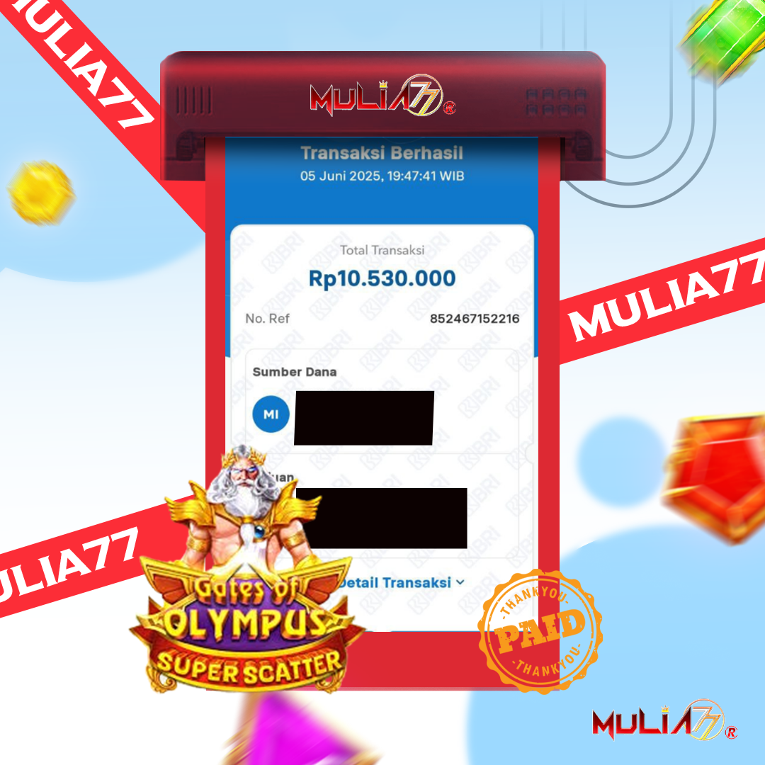 Menang Jackpot Slot Online Gacor MULIA77 Resmi Rp 10.530.000
