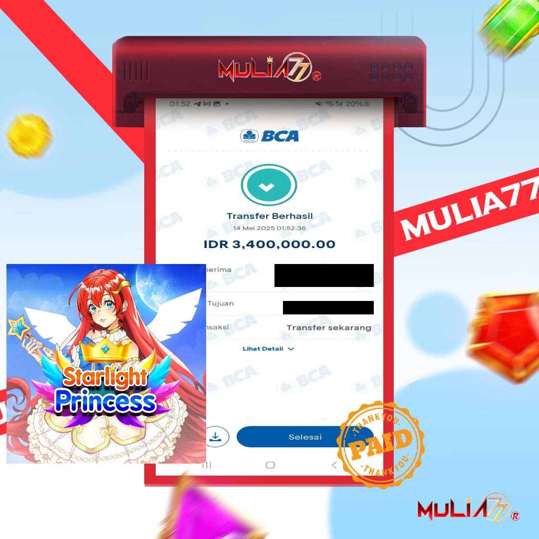 Menang Jackpot Slot Online Gacor MULIA77 Resmi Rp 3.400.000