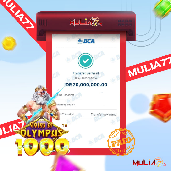 Menang Jackpot Slot Online Gacor MULIA77 Resmi Rp 20.000.000
