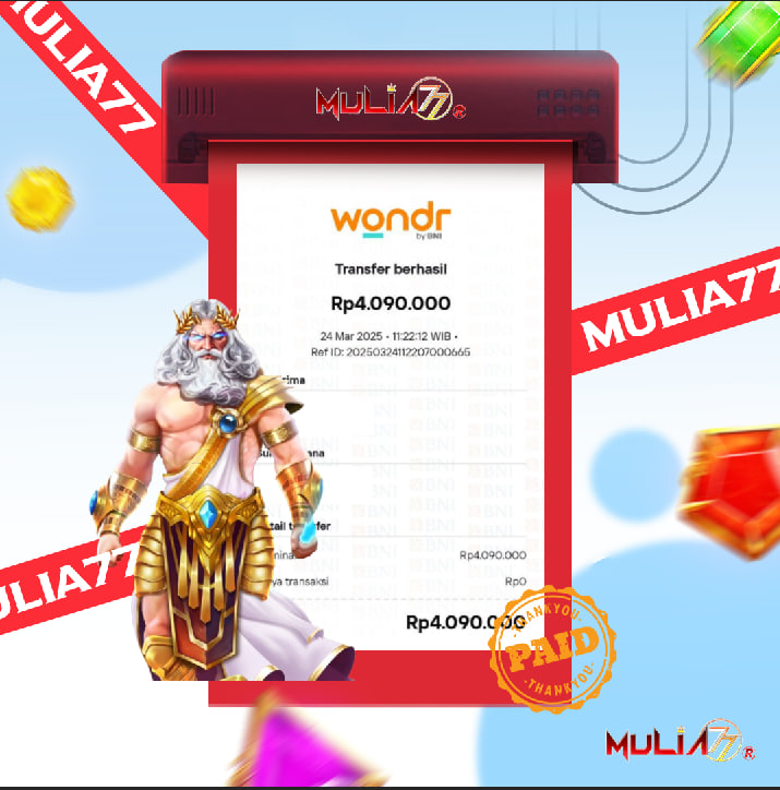 Menang Jackpot Slot Online Gacor MULIA77 Resmi Rp 4.090.000