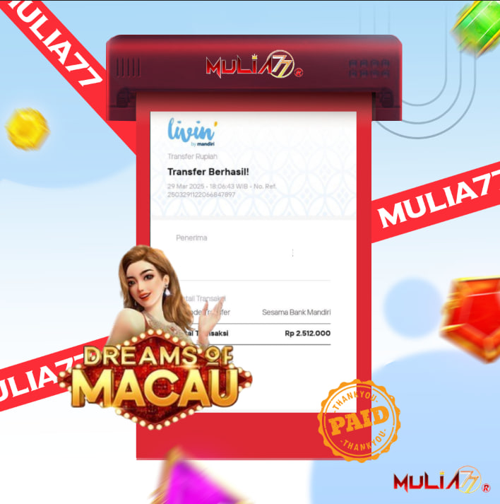 Menang Jackpot Slot Online Gacor MULIA77 Resmi Rp 2.512.000