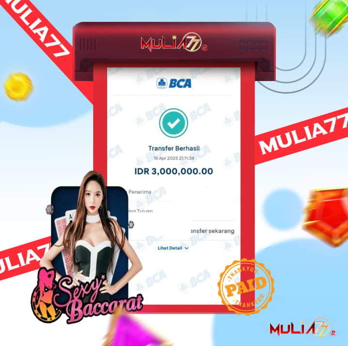 Menang Jackpot Slot Online Gacor MULIA77 Resmi Rp 3.000.000