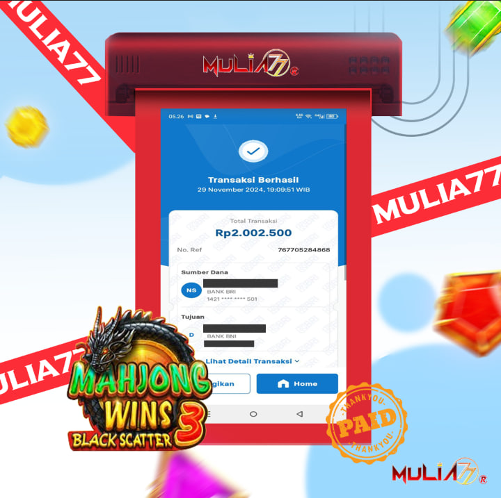 Menang Jackpot Slot Online Gacor MULIA77 Resmi Rp 2.000.000