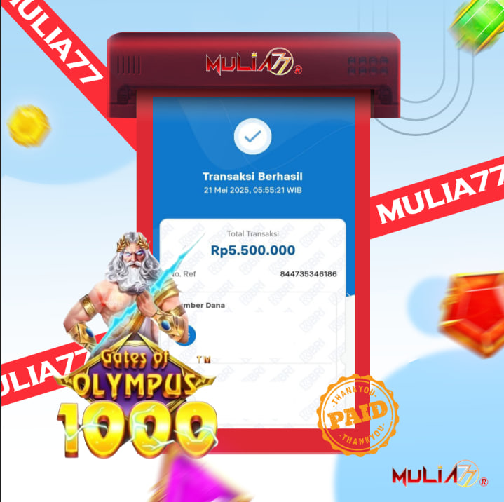 Menang Jackpot Slot Online Gacor MULIA77 Resmi Rp 5.500.000